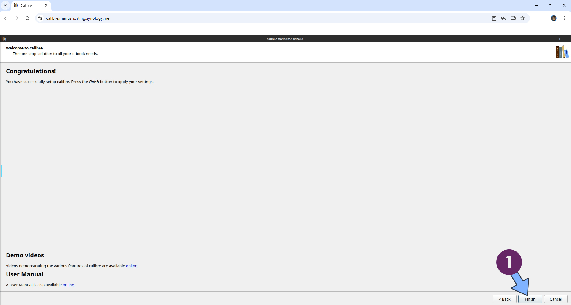 Calibre Synology NAS Set up 9 new 2027
