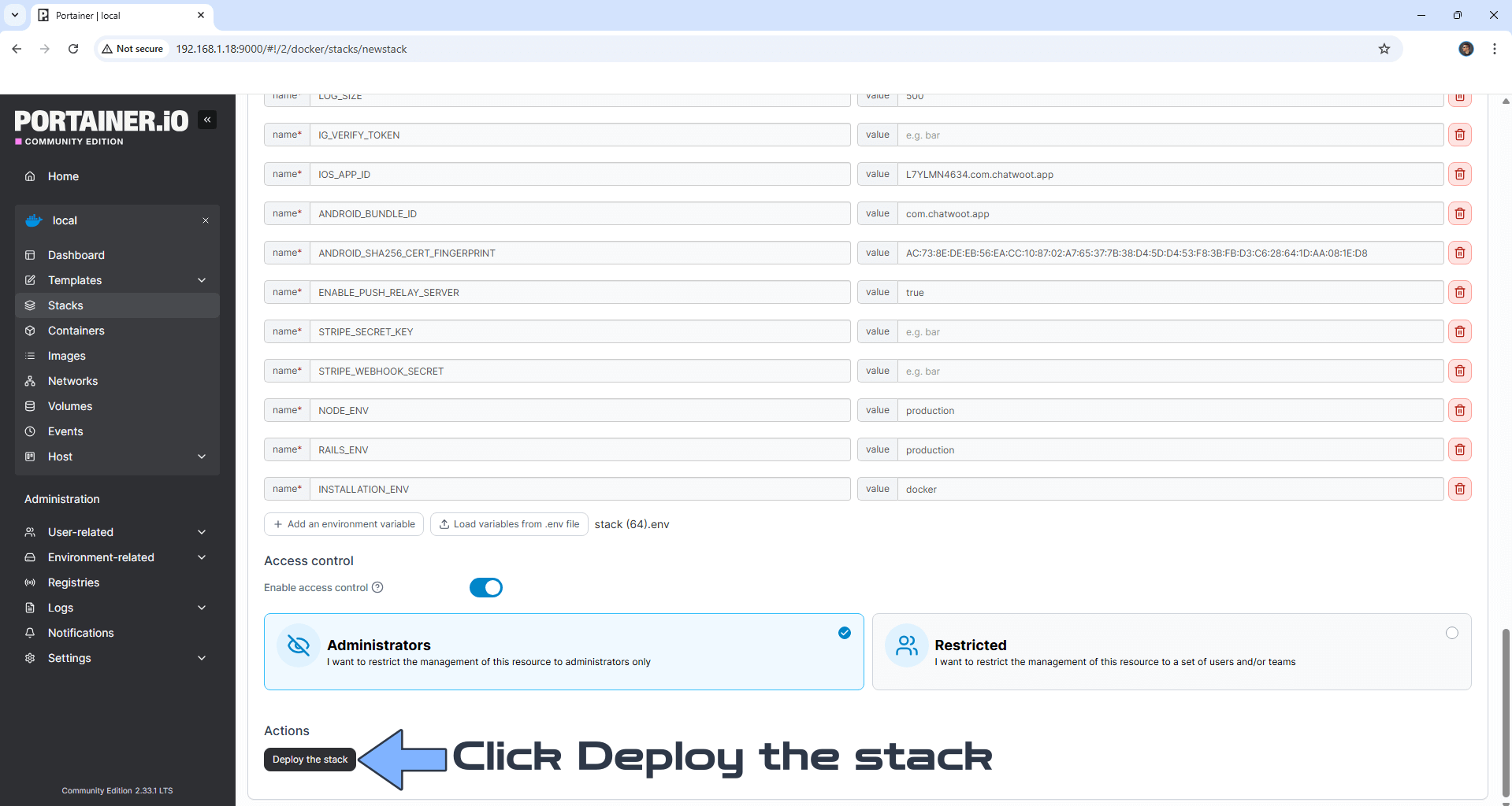Chatwoot Synology NAS Set up 11 new 2026