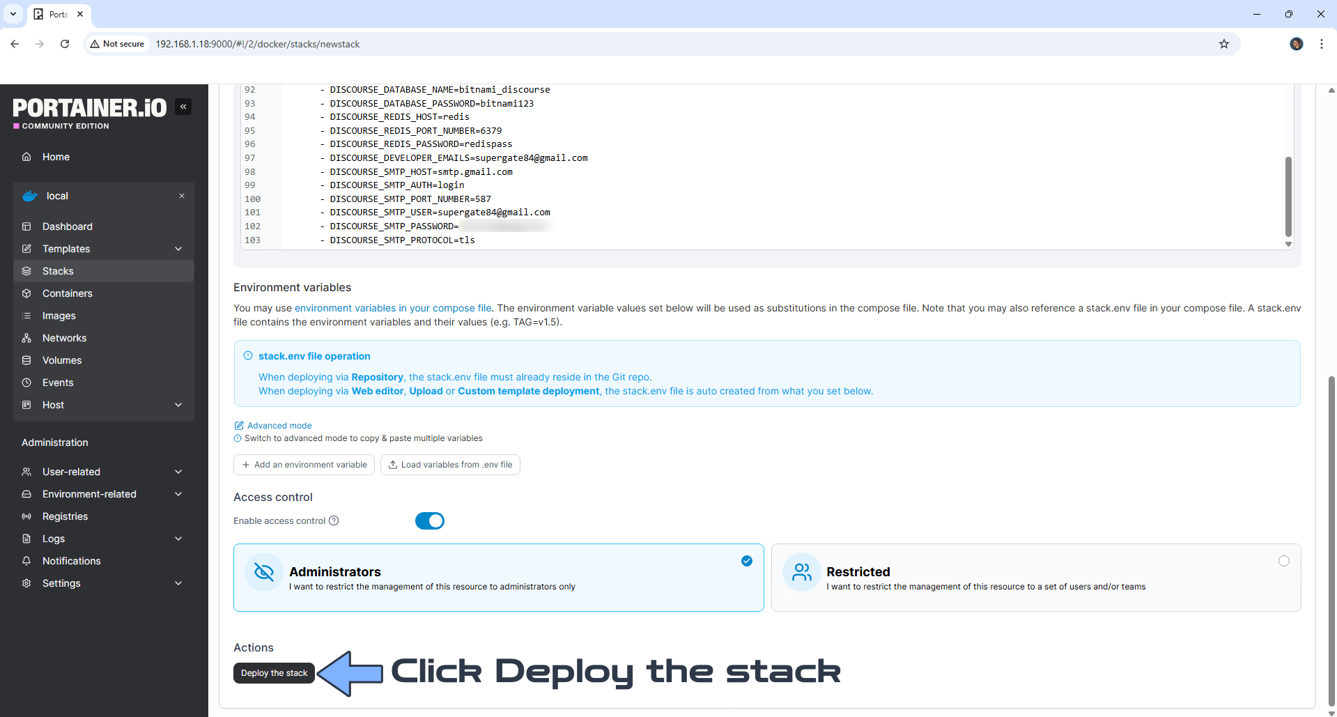 Discourse Synology NAS Set up 14 new 2026