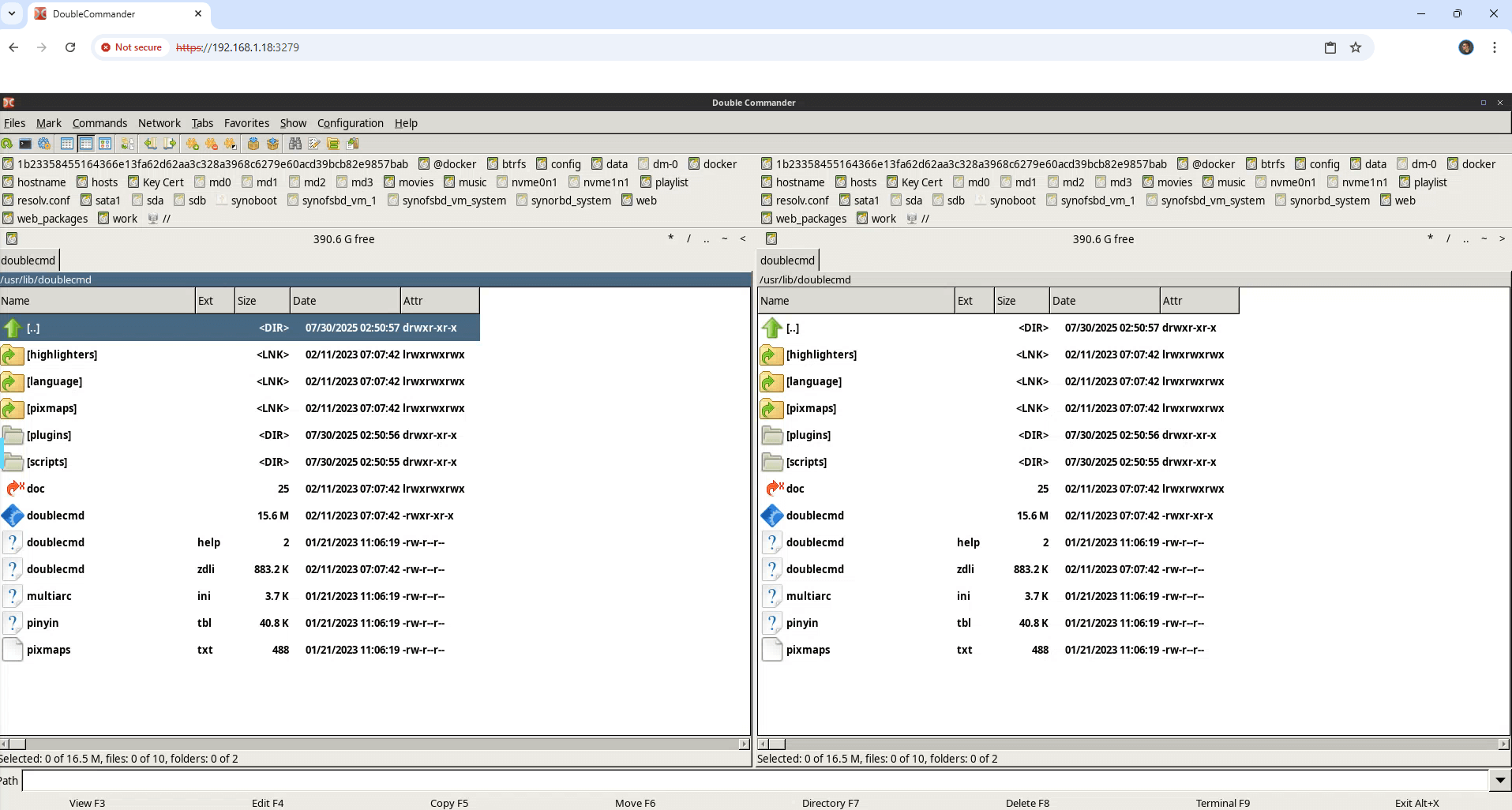 Double Commander Synology NAS Set up 8 new 2027