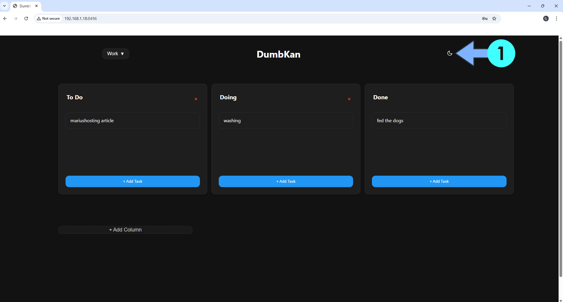 DumbKan Synology NAS set up 6