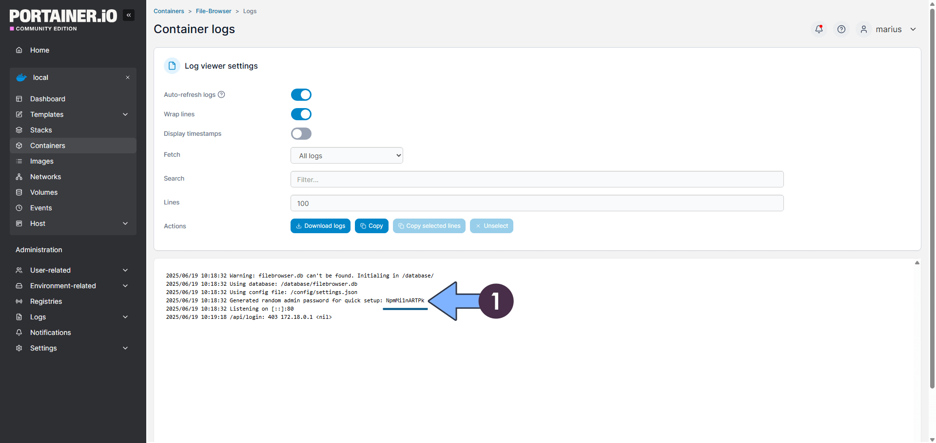 File Browser Synology NAS Portainer Set up 8 new 2028