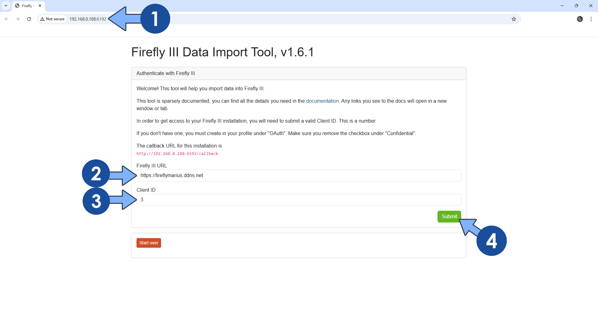 Firefly III UGREEN NAS Set up 20