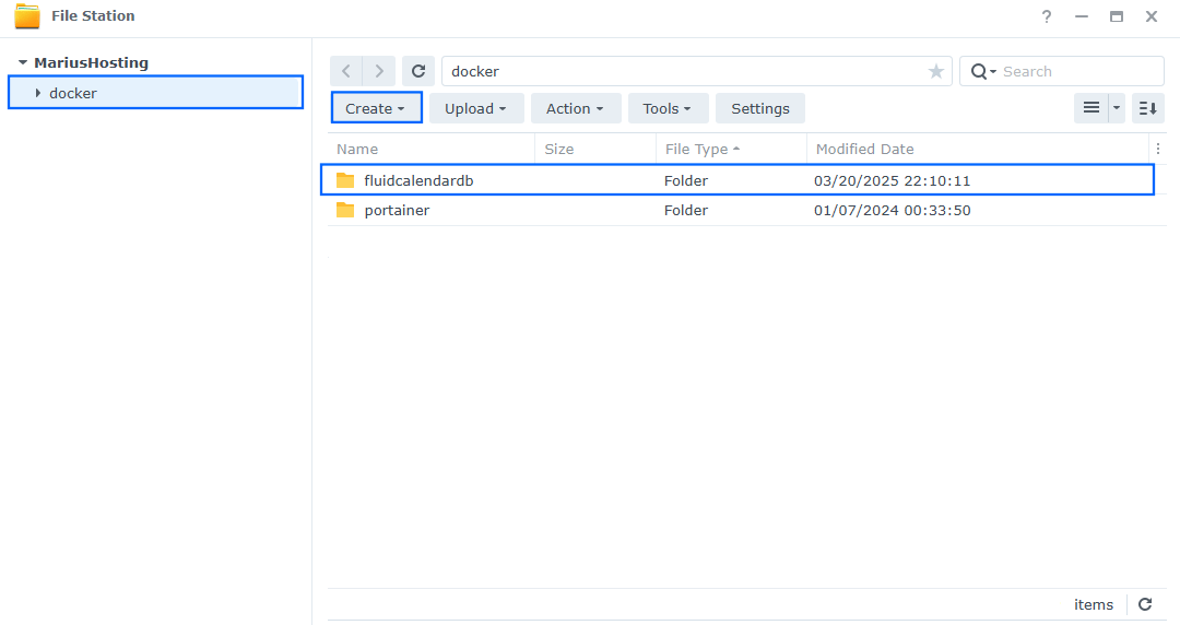 Fluid Calendar Synology NAS Set up 6