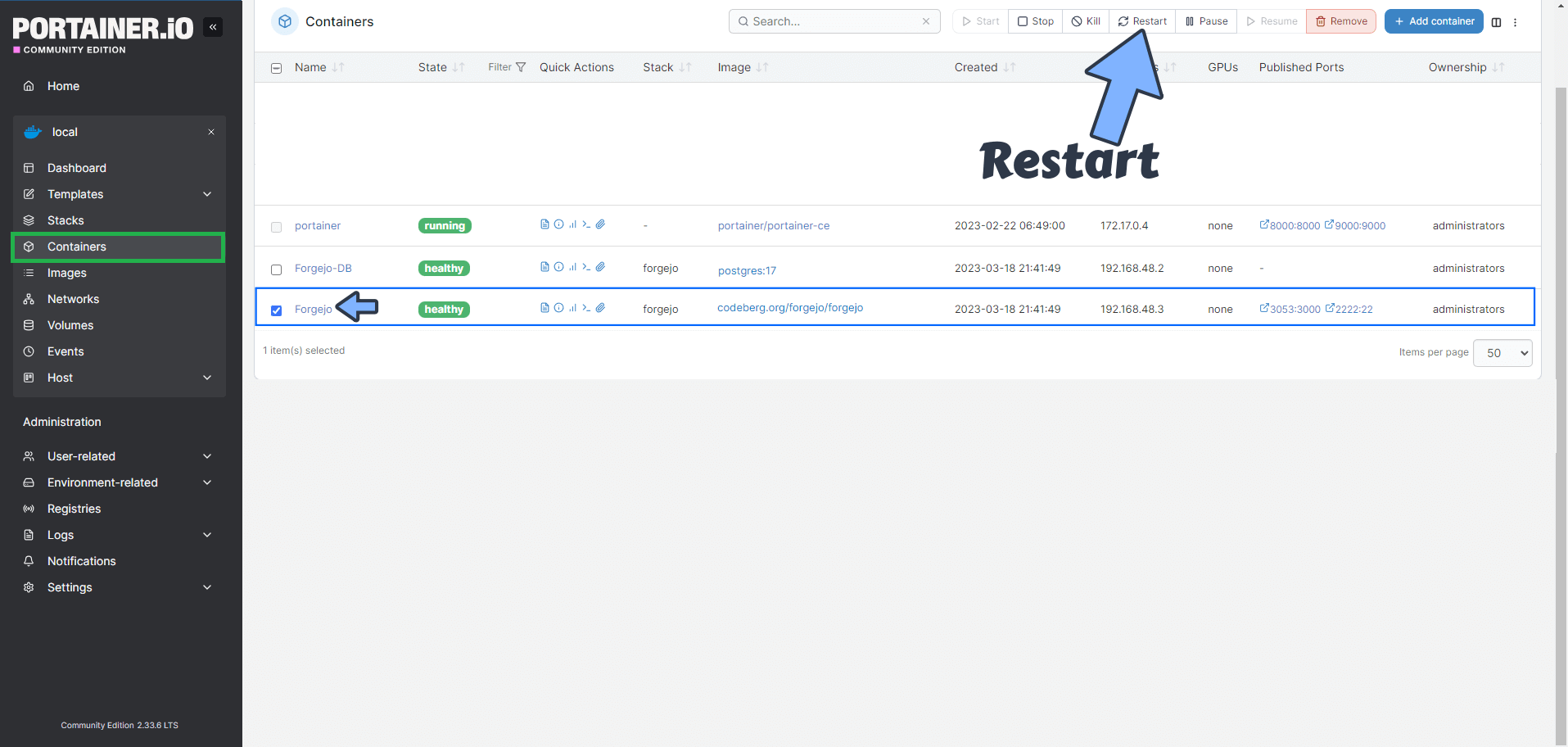 Forgejo Synology NAS Set up 19 new 2027