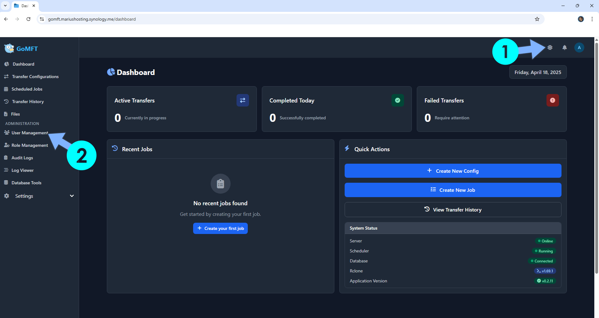 GoMFT Synology NAS Set up 13 new 2027