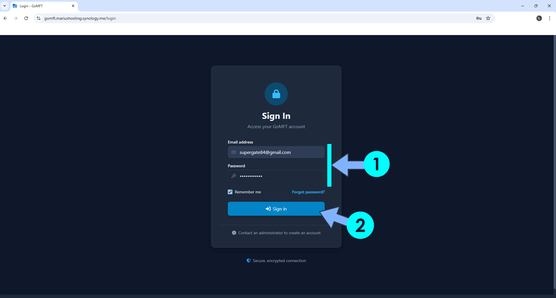 GoMFT Synology NAS Set up 16