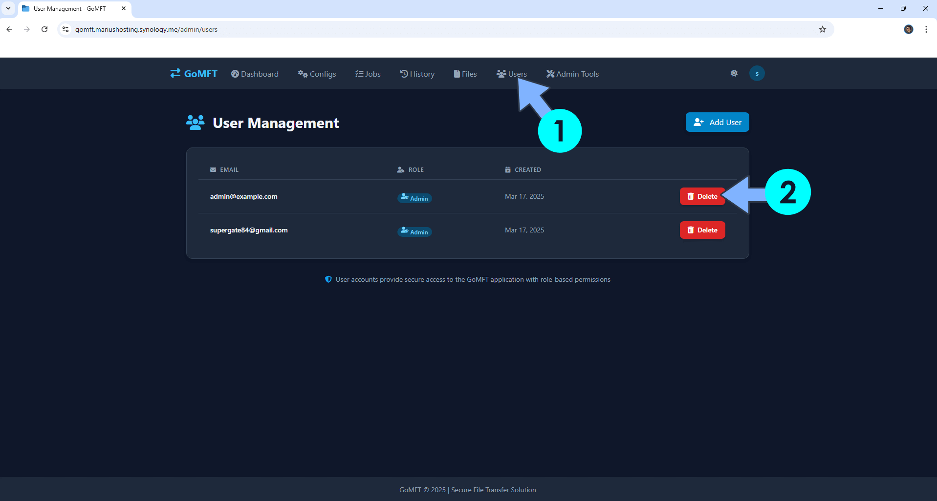 GoMFT Synology NAS Set up 17