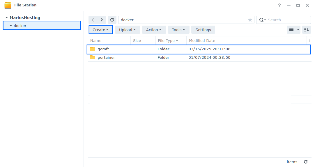 GoMFT Synology NAS Set up 6