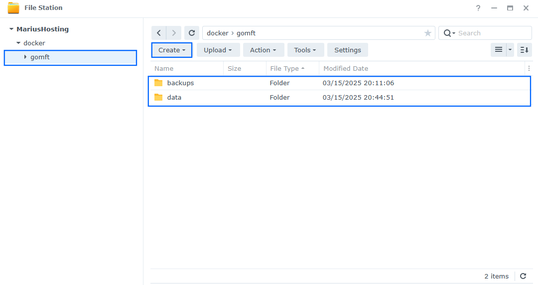 GoMFT Synology NAS Set up 7