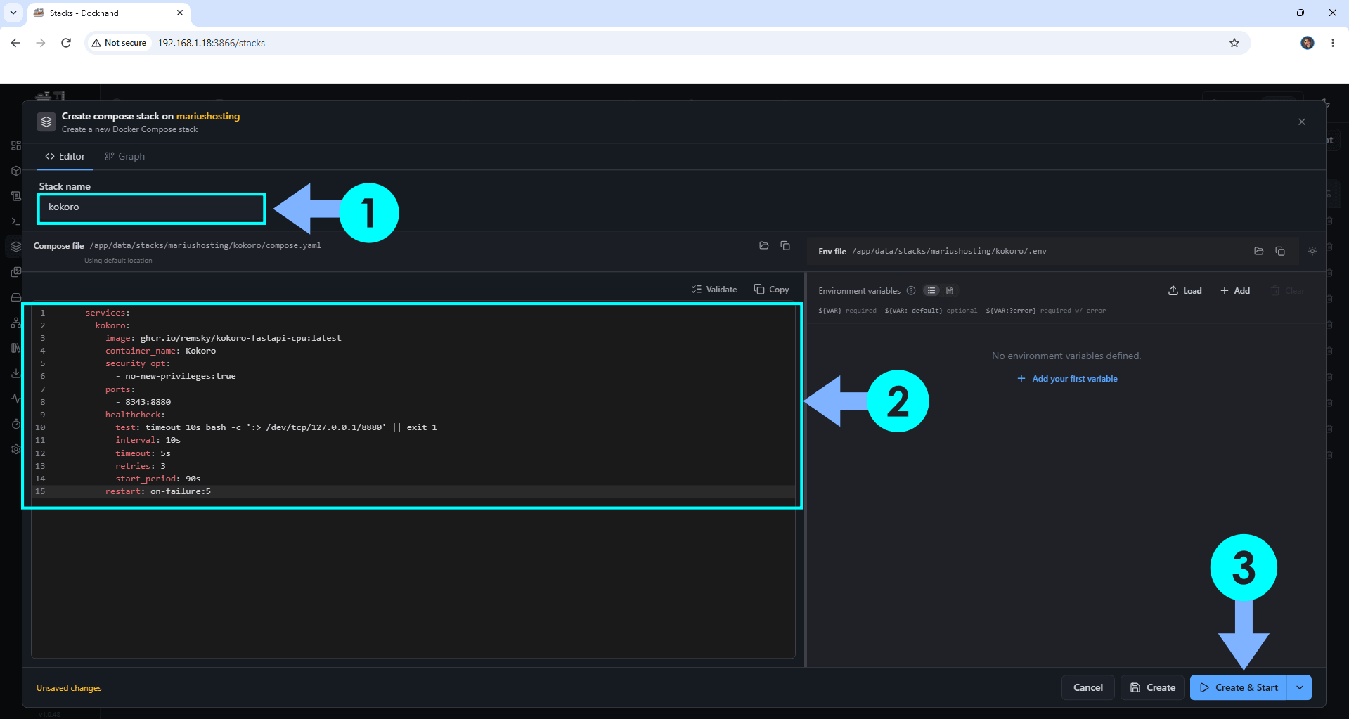 Kokoro Synology NAS Set up 1 new 2027