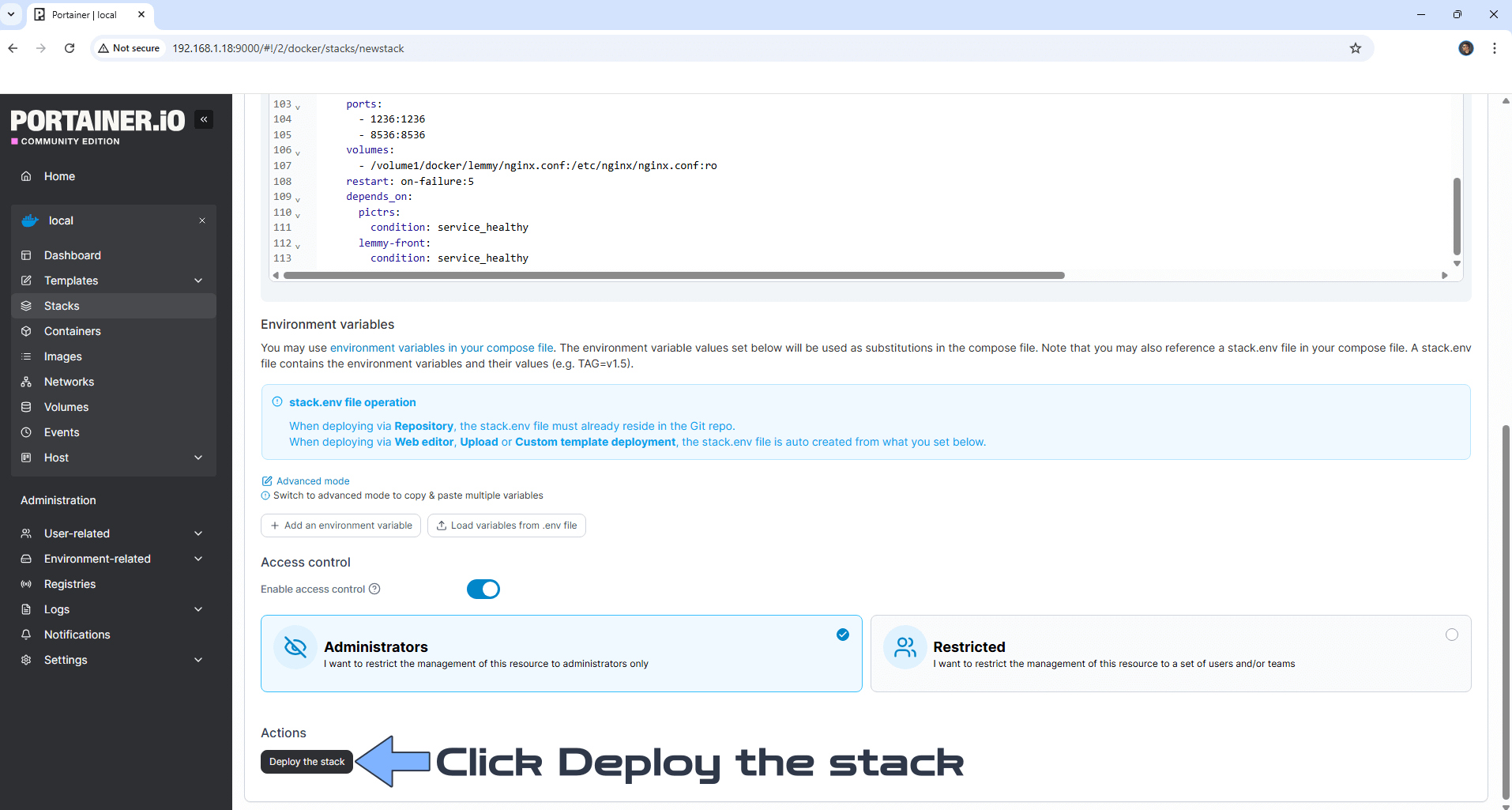 Lemmy Synology NAS Set up 15 new 2027