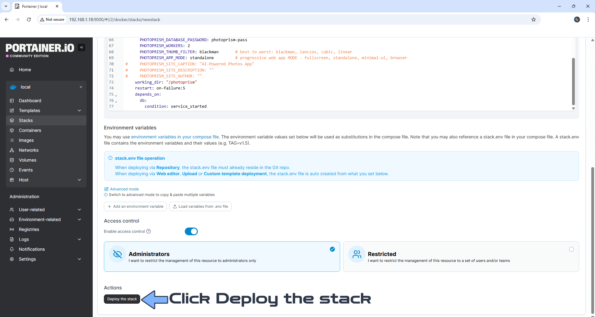 PhotoPrism Synology NAS Set up 4 new 2027