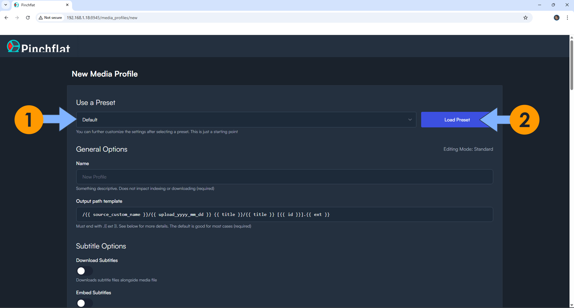 Pinchflat Synology NAS Set up 7 new 2026