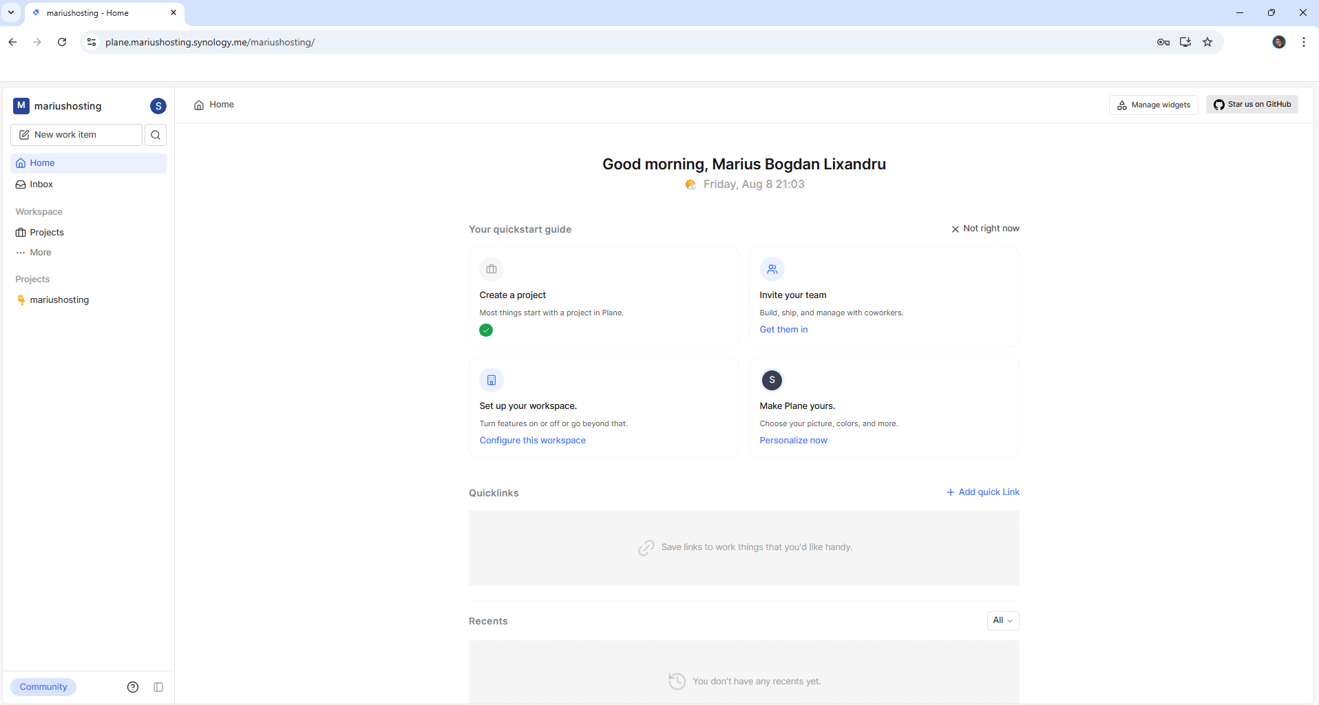Plane Synology NAS Set up 15 new 2027