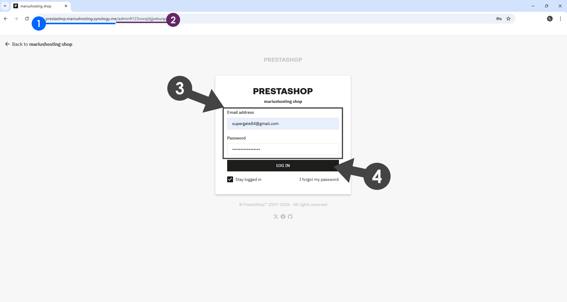 PrestaShop Synology NAS Set up 24 new 2030