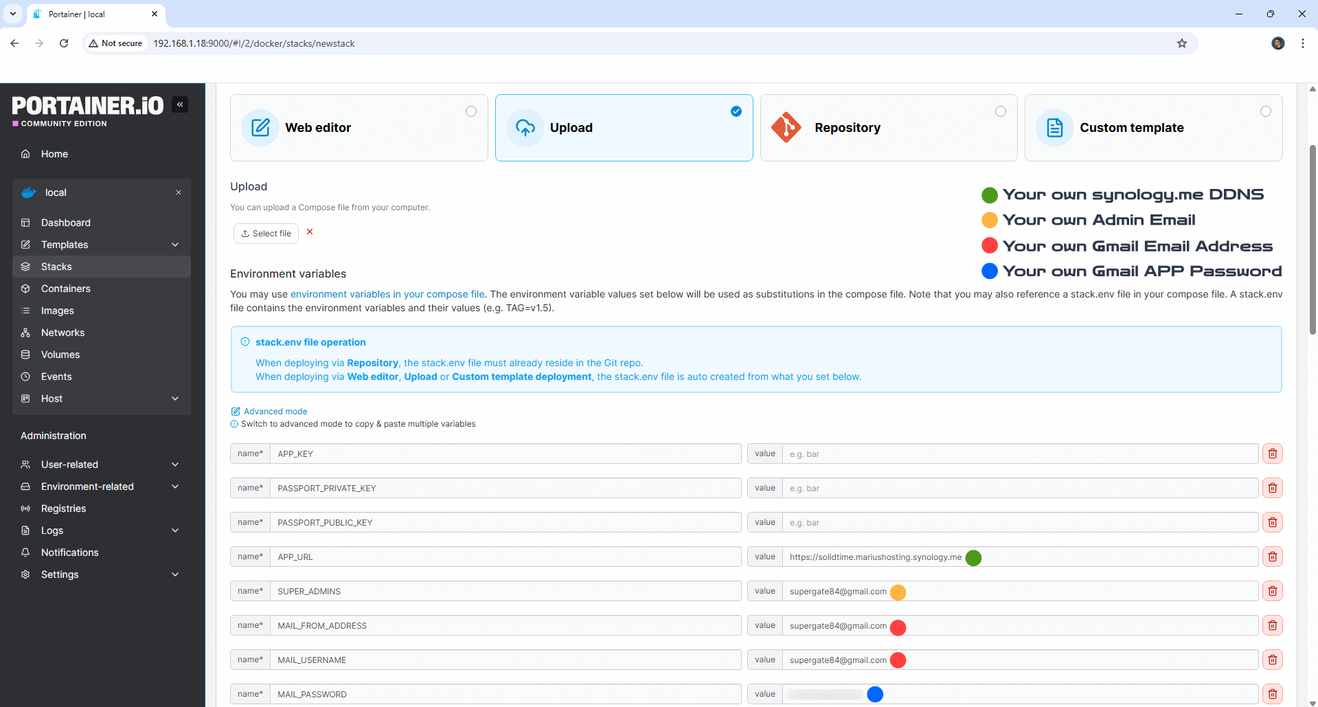 Solidtime Synology NAS Set up 16 new 2026