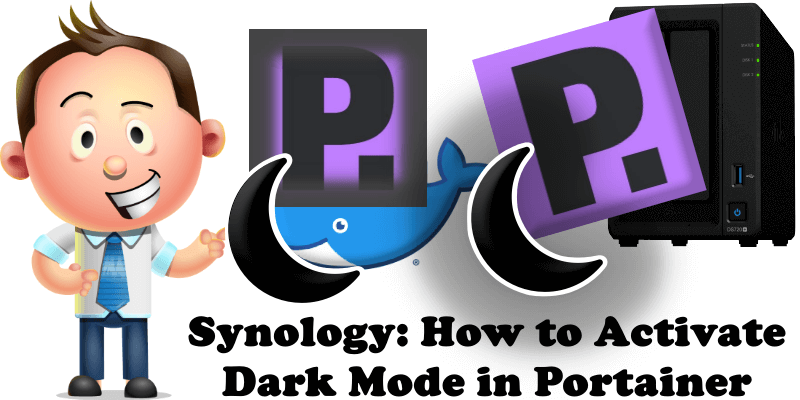 Synology How to Activate Dark Mode in Portainer