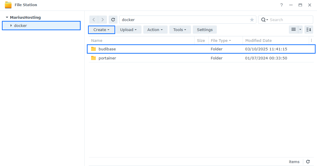 Synology Install Budibase with Portainer 1