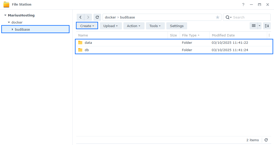 Synology Install Budibase with Portainer 2