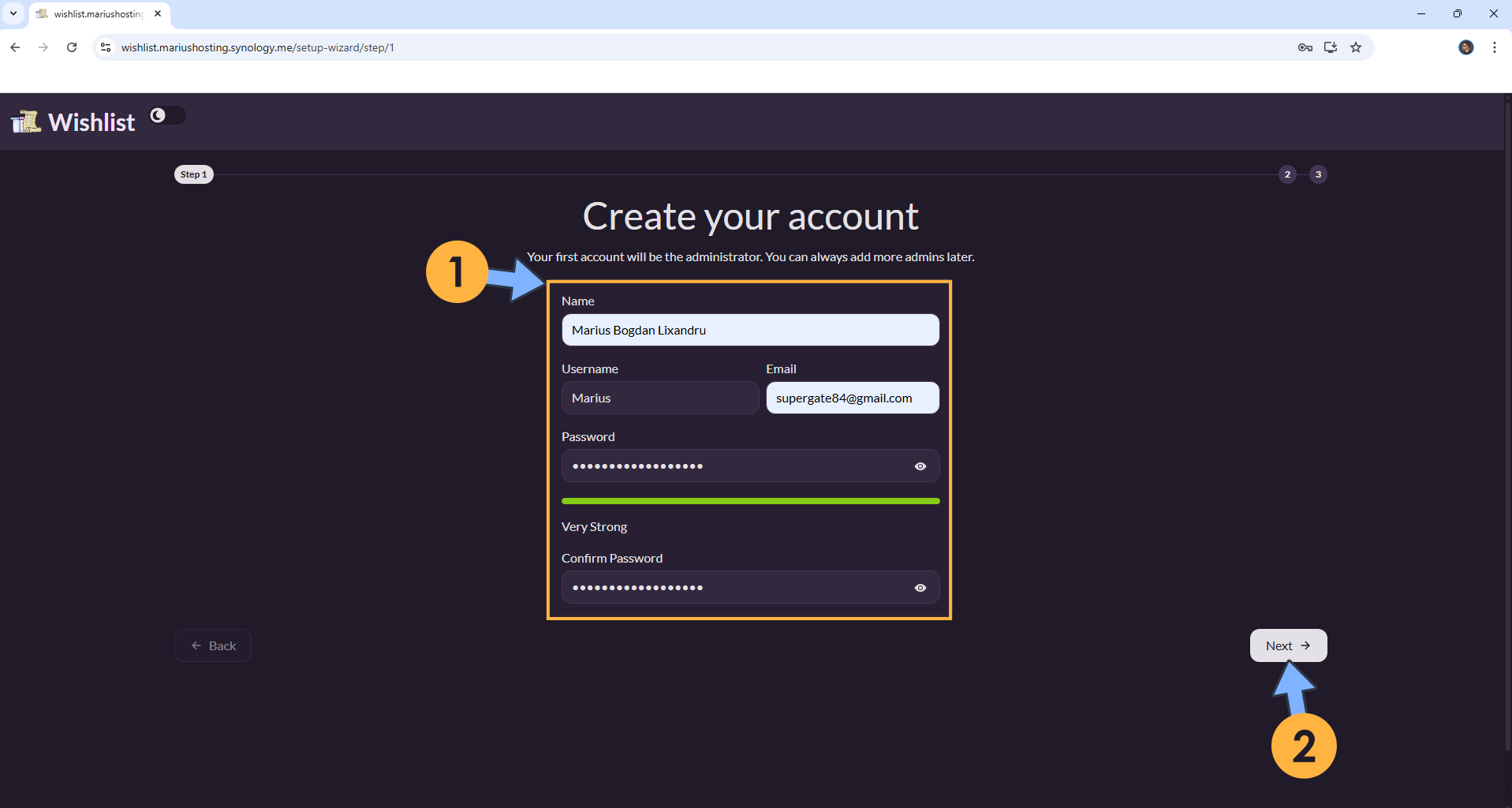 WishList Synology NAS Set up 11 new 2026