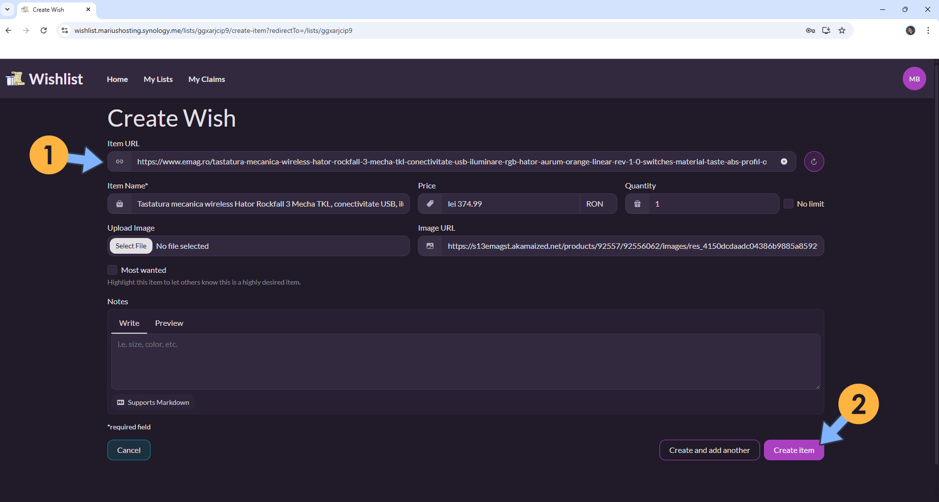 WishList Synology NAS Set up 16 new 2026