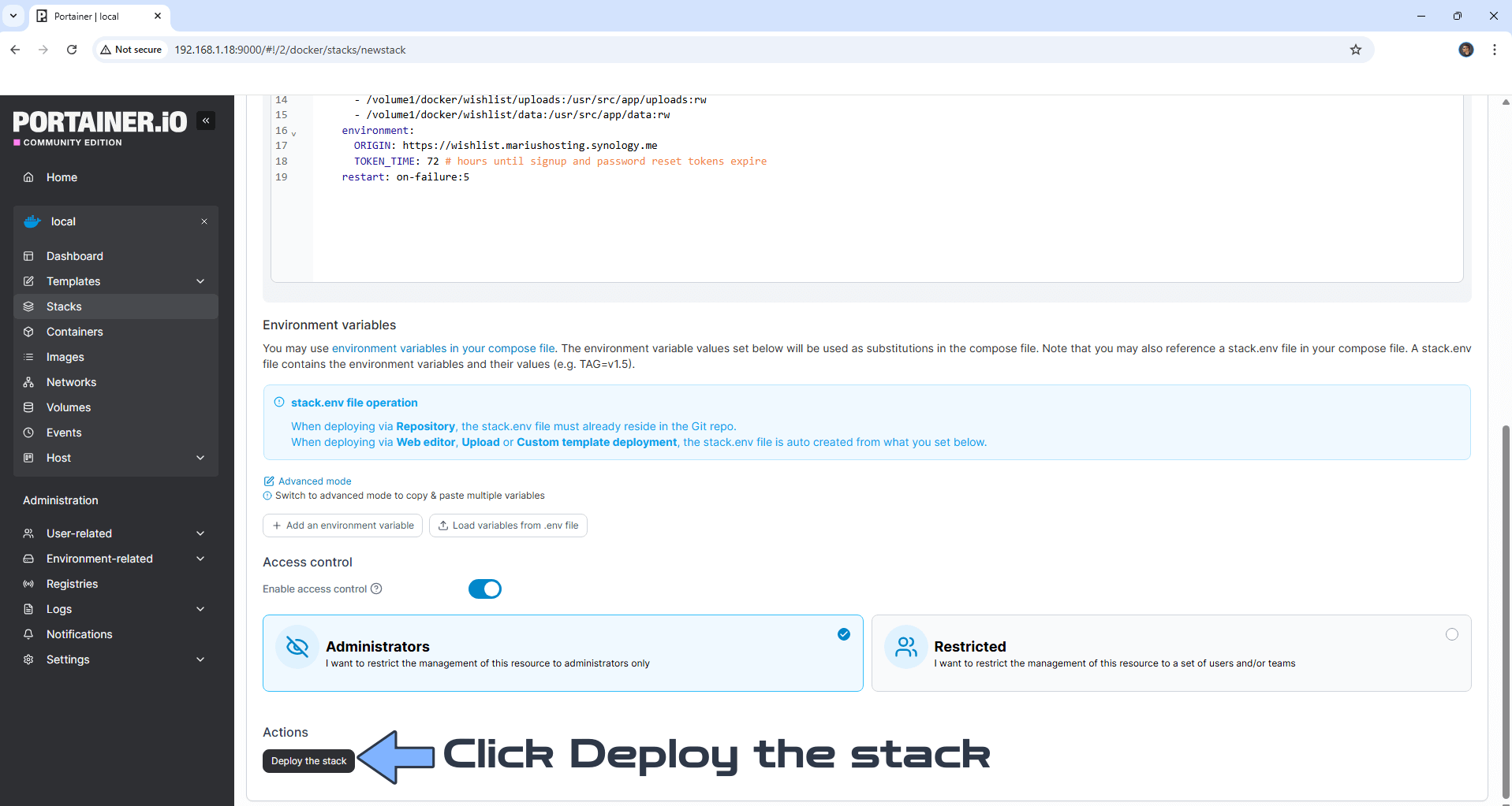 WishList Synology NAS Set up 9 new 2026