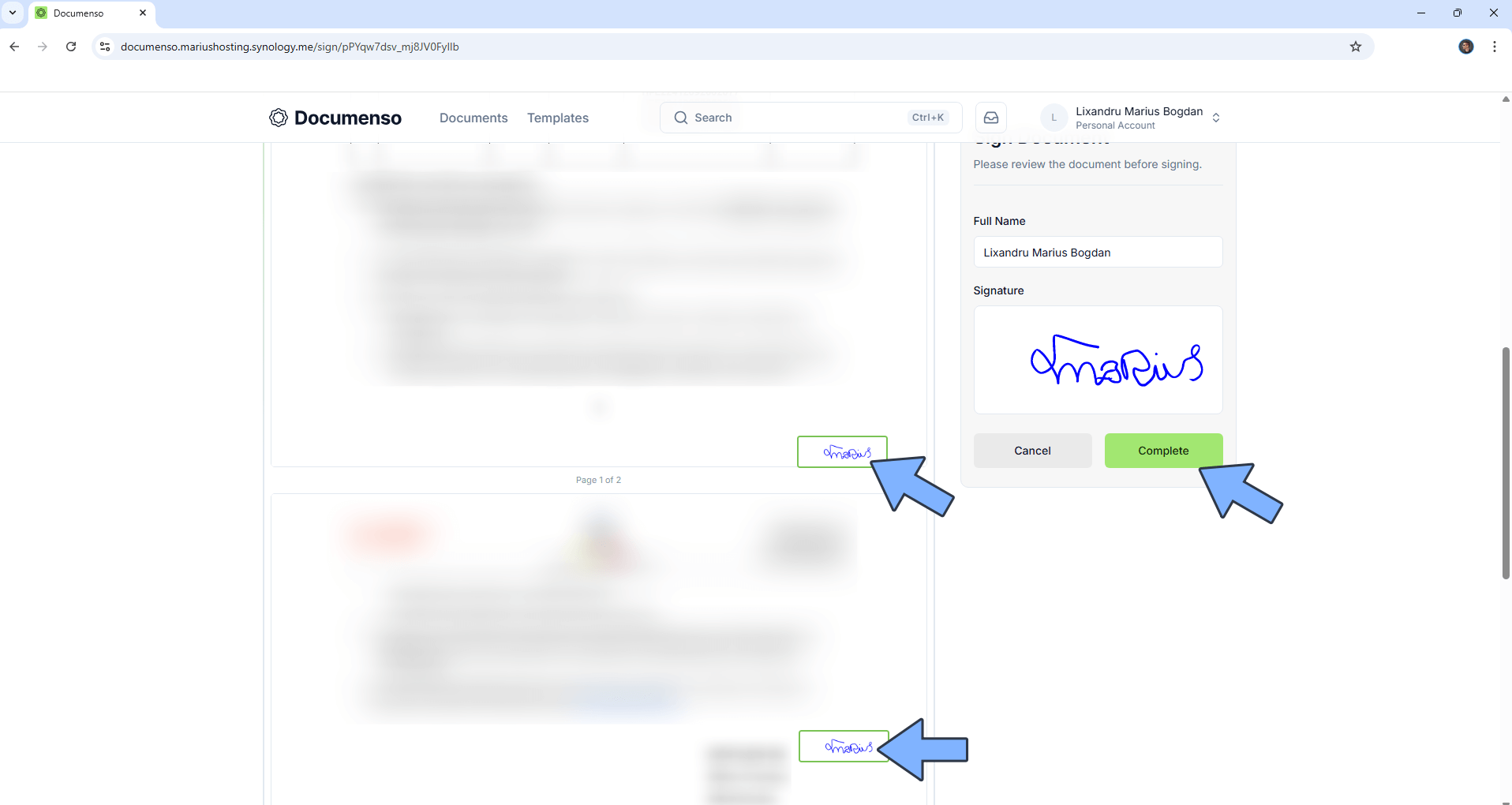 Documenso Synology NAS Set up 15 new 2027