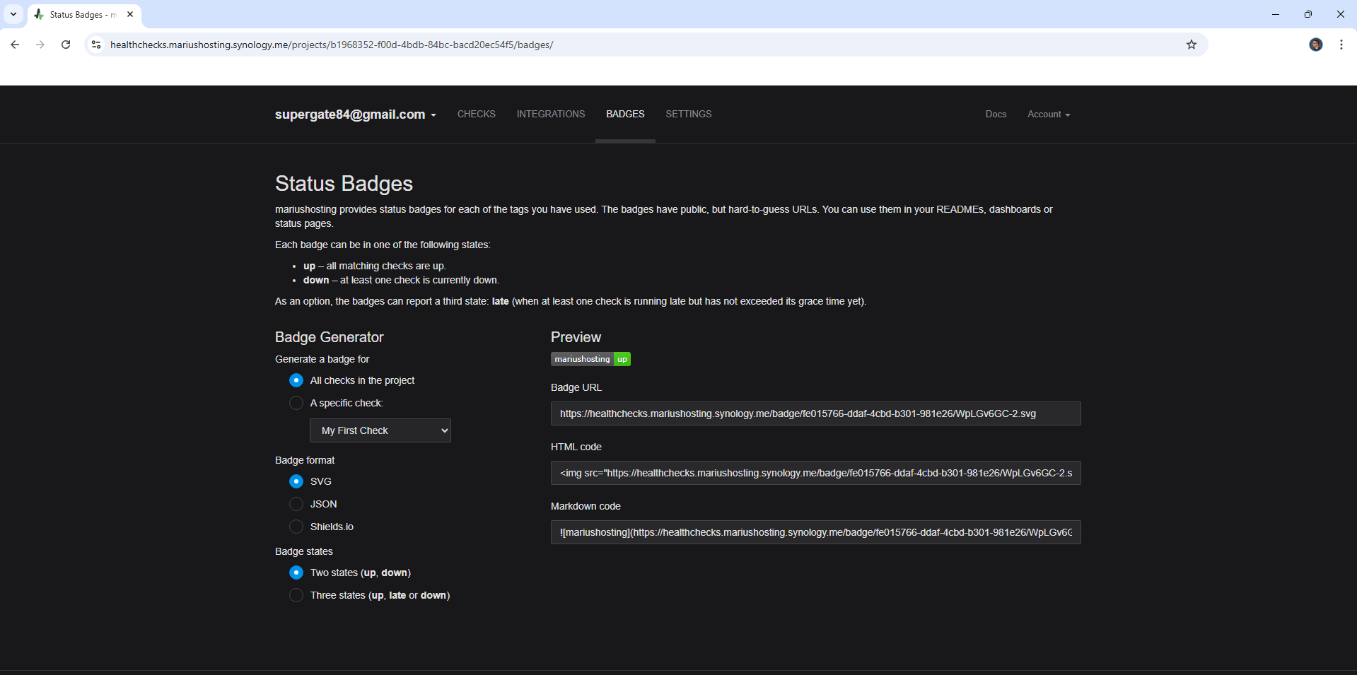 Healthchecks Synology NAS Set up 17 new 2026