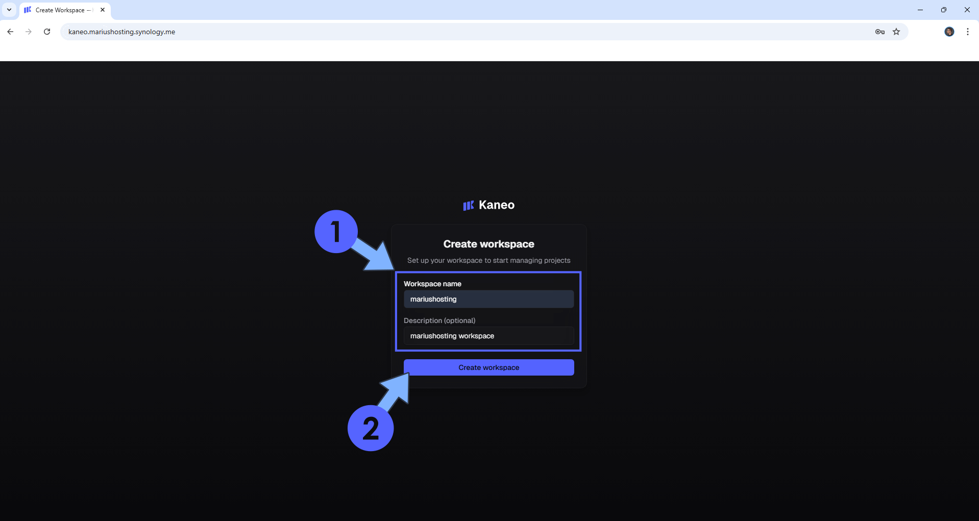 Kaneo Synology NAS Set up 14 new 2027