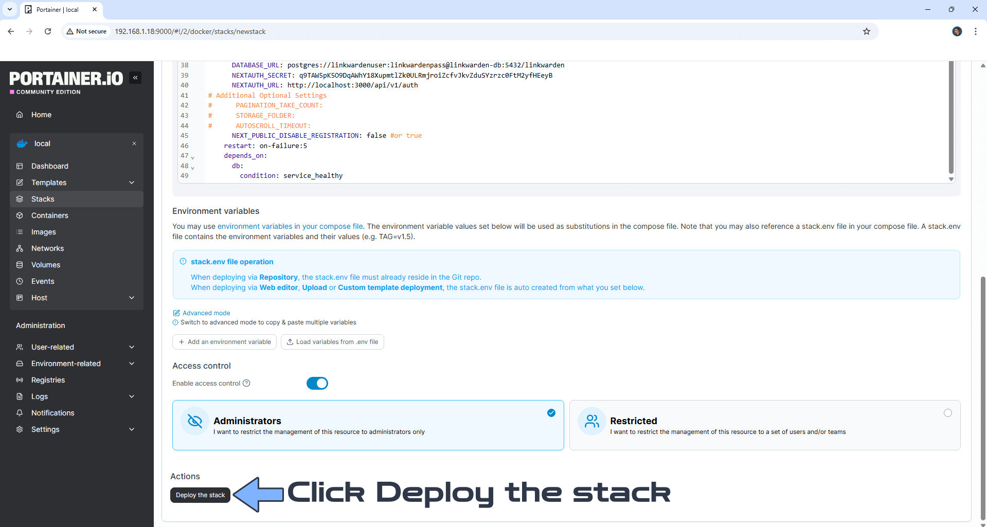 Linkwarden Synology NAS Set up 9 new 2027