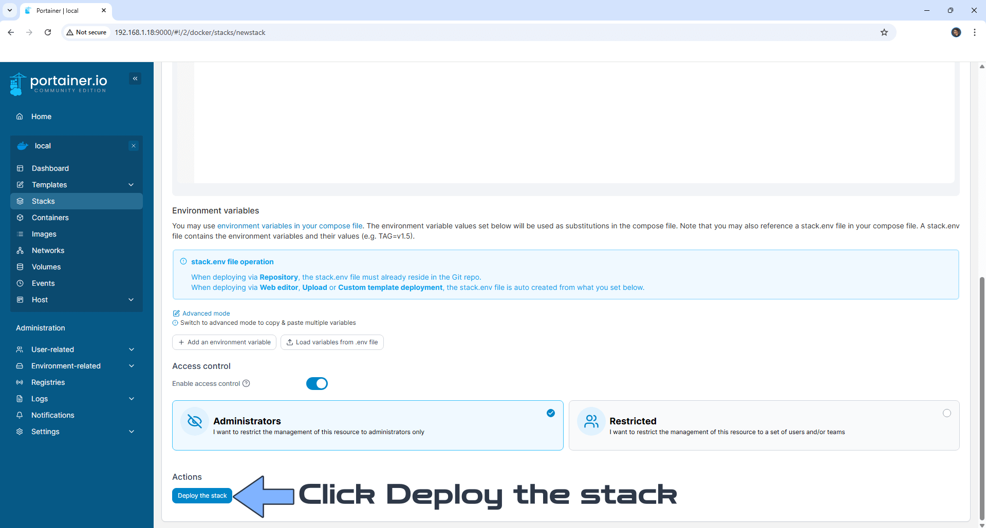 Memos Synology NAS 1 Portainer Set up 3 new 2025