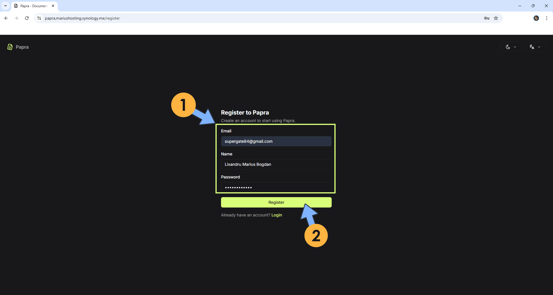Papra Synology NAS Set up 11 new 2027