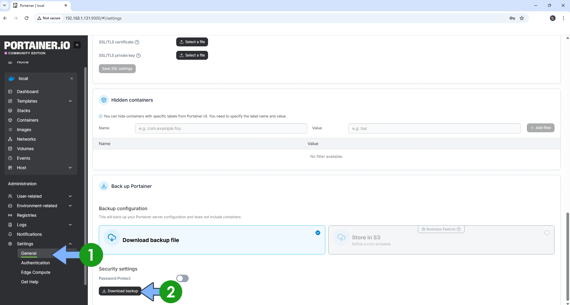 Synology Backup Portainer 1 new 2026