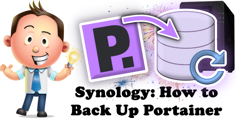 Synology How to Backup Portainer