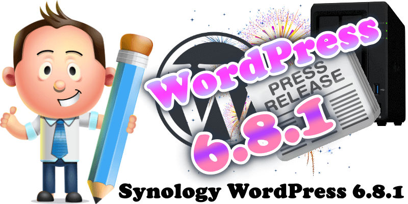 Synology WordPress 6.8.1