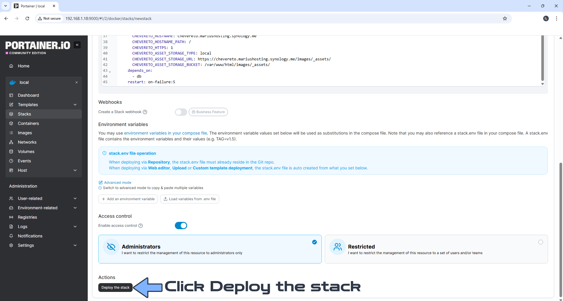 Chevereto Synology NAS Set up 16 new 2028