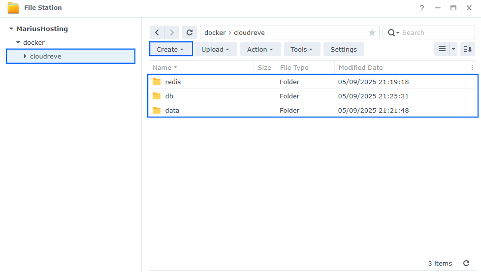 Cloudreve Synology NAS Set up 7