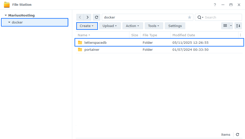 LetterSpace Synology NAS Set up 6