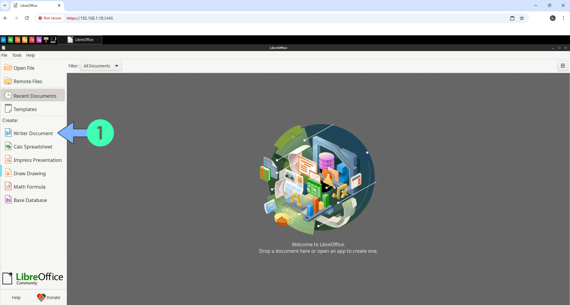 LibreOffice Synology NAS Portainer Set up 7 new 2026