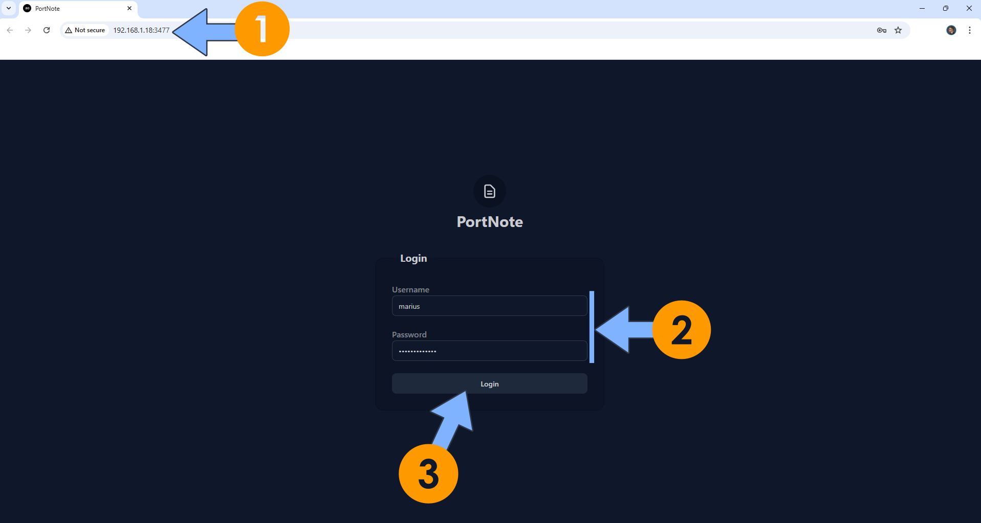 PortNote Synology NAS Set up 5