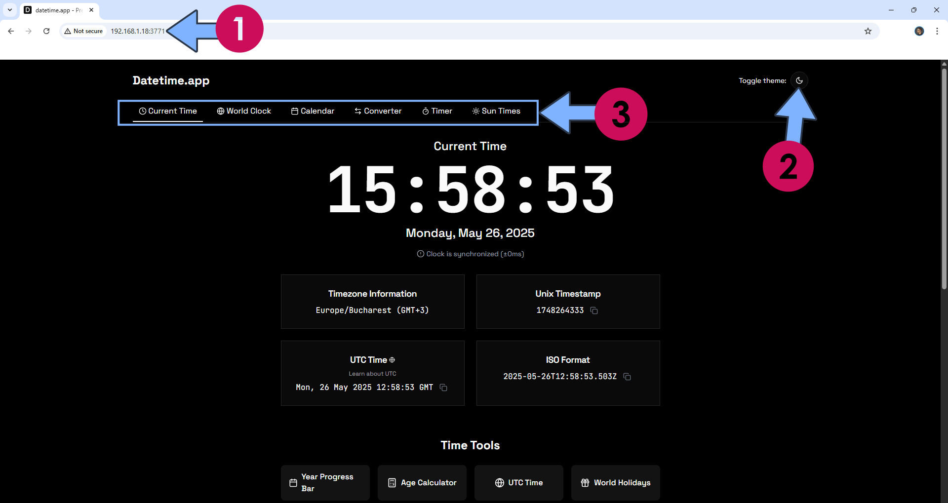 Synology Install Datetime App Set up 4
