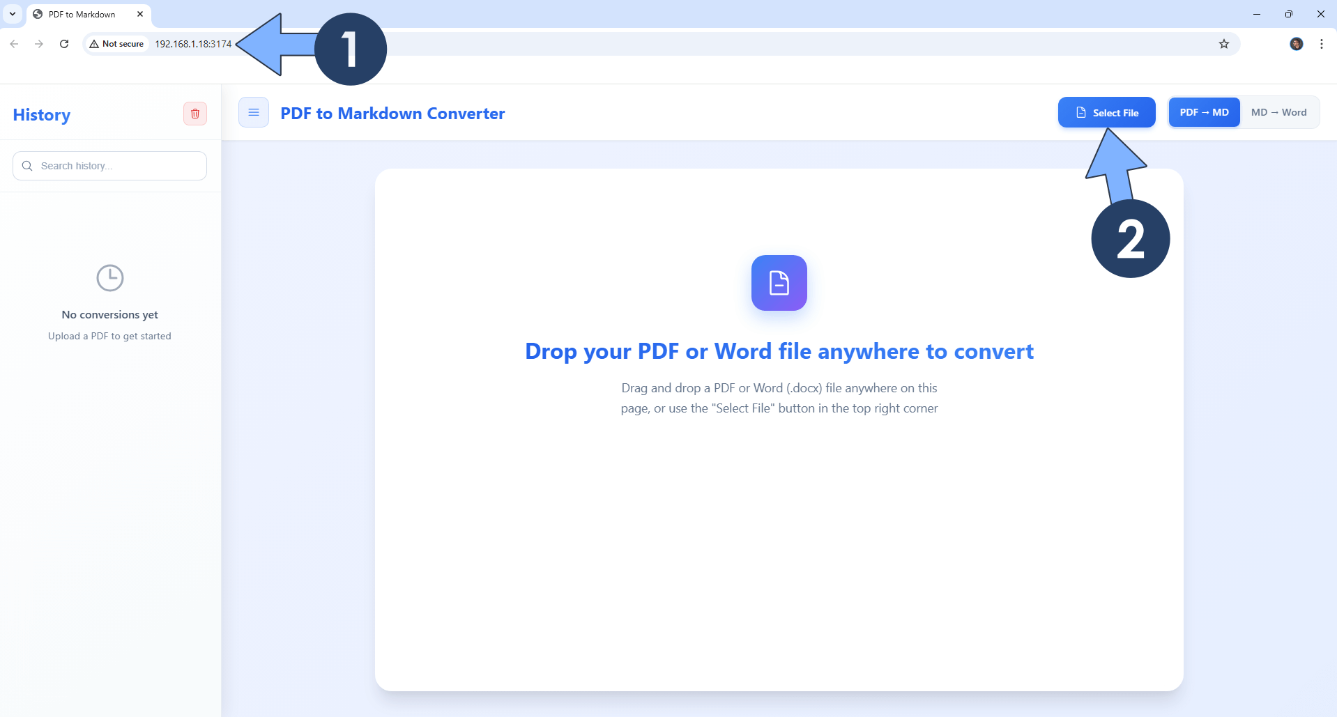Synology Install Pdf3md Set up 5
