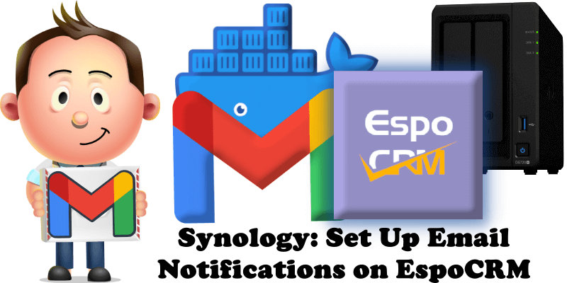 Synology Set Up Email Notifications on EspoCRM