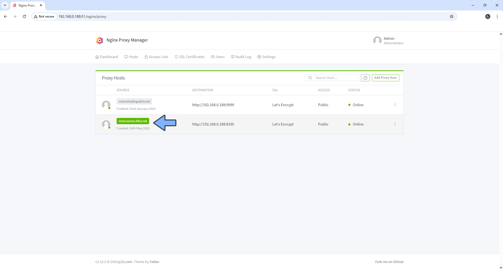 WordPress UGREEN NAS Set up 11