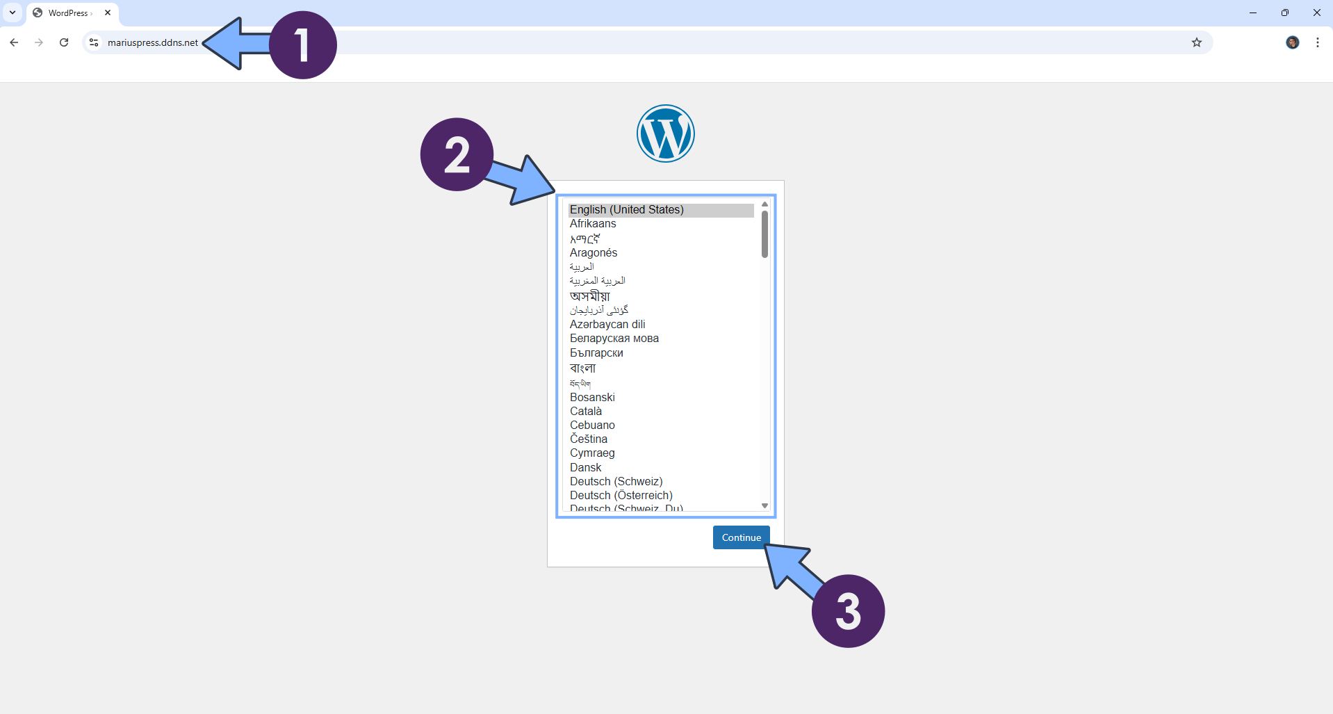 WordPress UGREEN NAS Set up 12