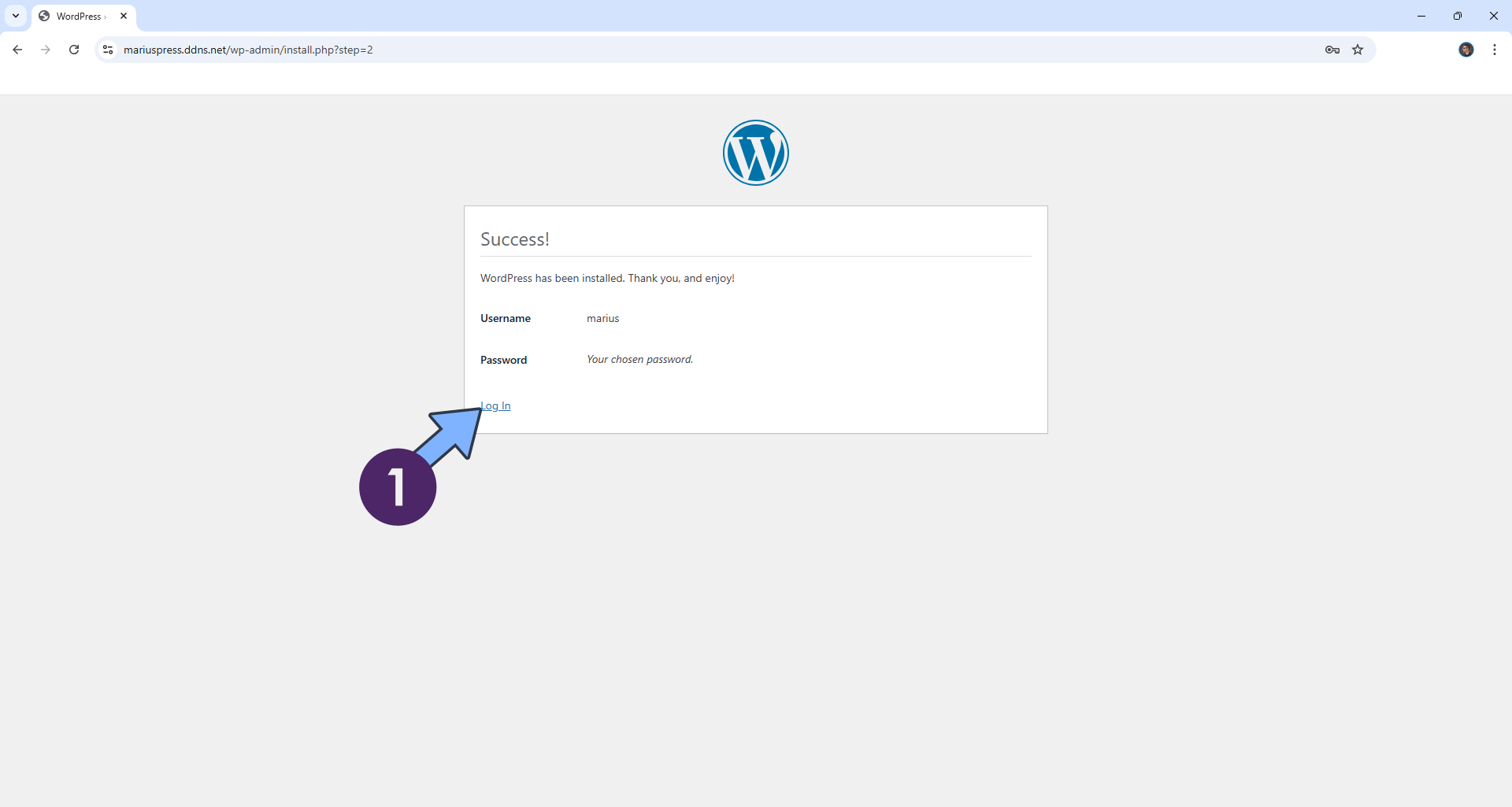 WordPress UGREEN NAS Set up 14