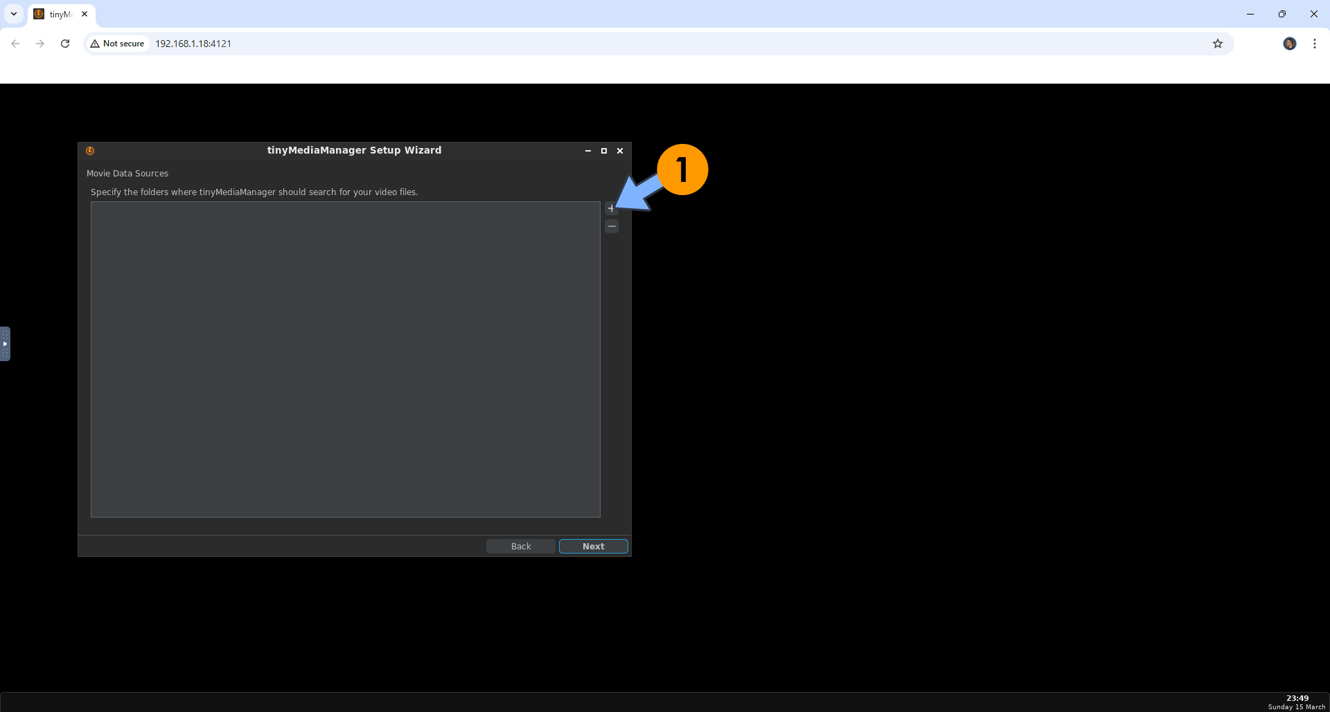 tinyMediaManager Synology NAS Set up 10 new 2027
