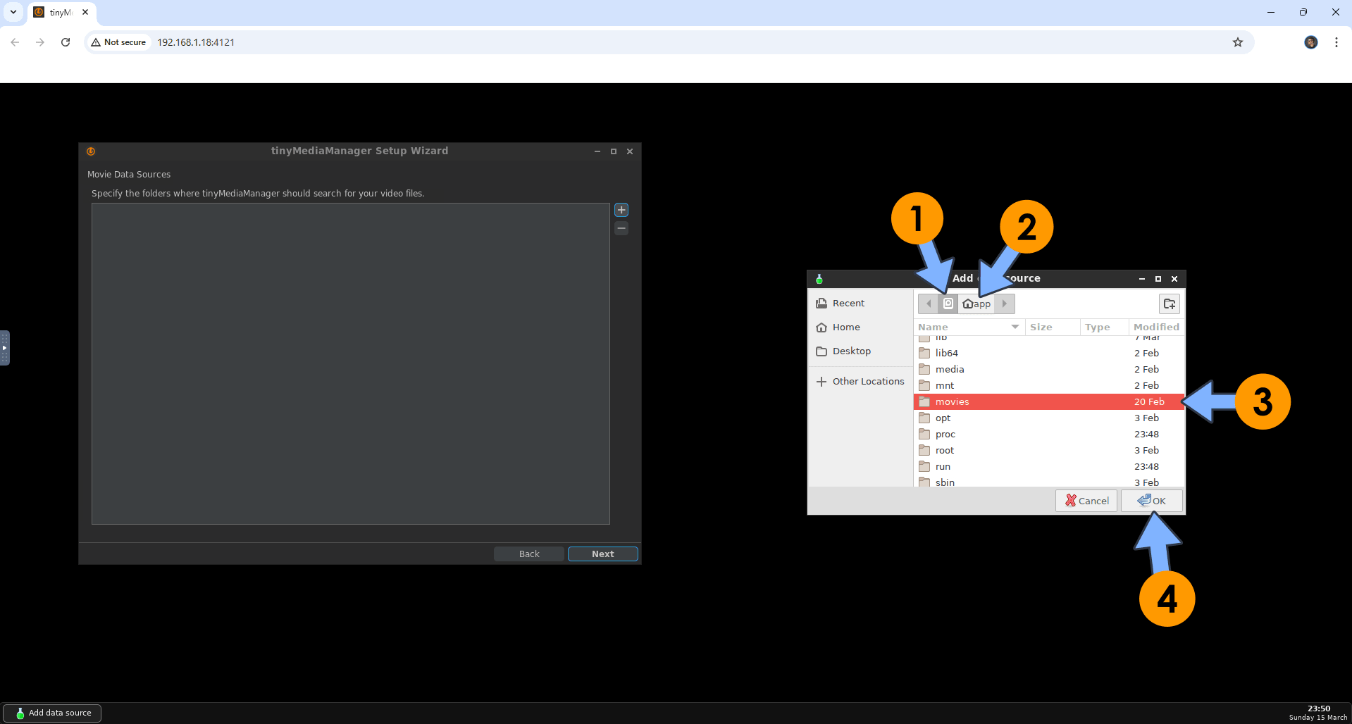 tinyMediaManager Synology NAS Set up 11 new 2027