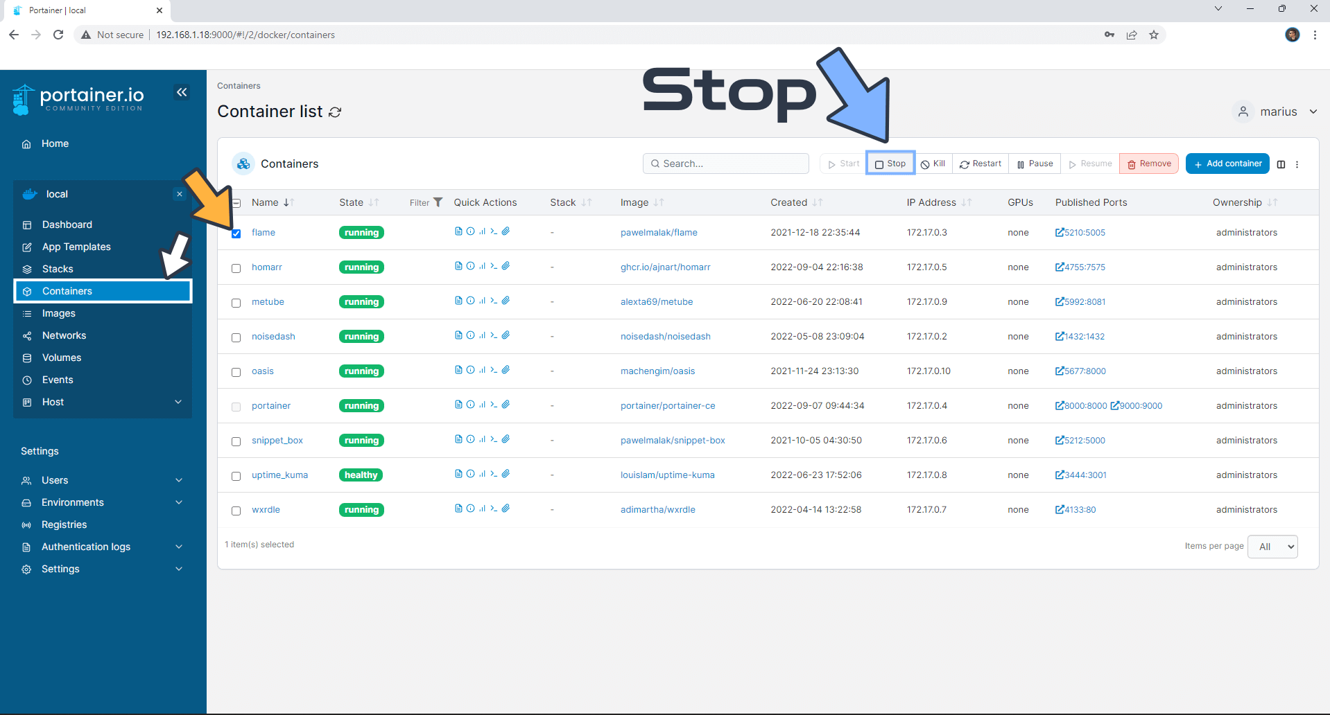 1 UGREEN NAS Update Docker Container Using Portainer